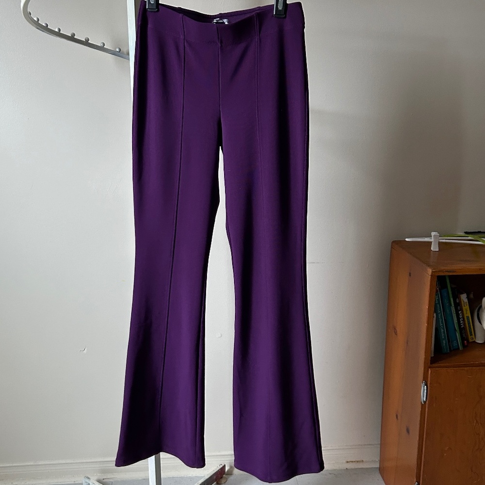 Purple flares with stretch